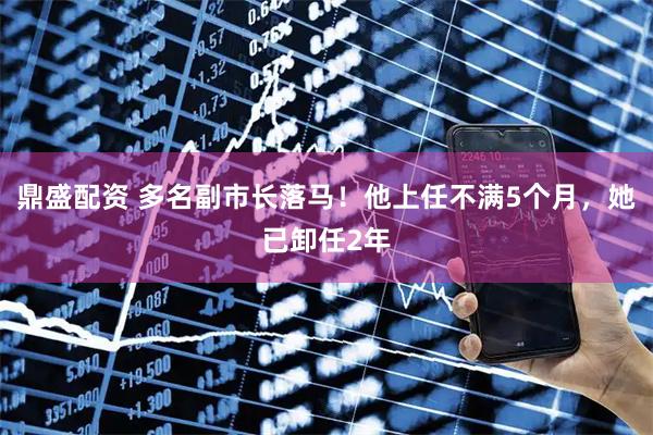 鼎盛配资 多名副市长落马！他上任不满5个月，她已卸任2年