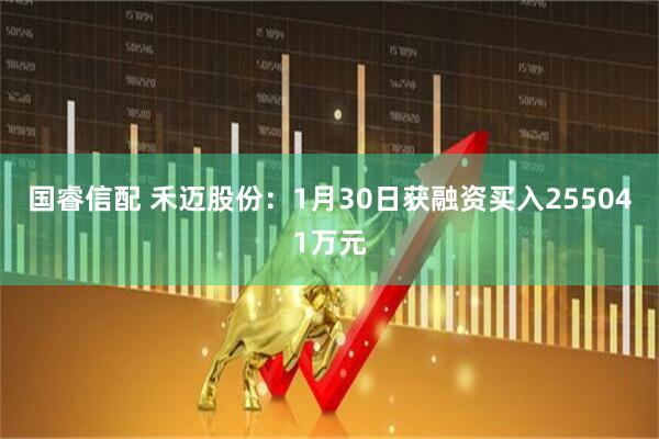 国睿信配 禾迈股份：1月30日获融资买入255041万元